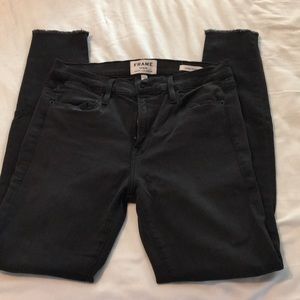 Frame raw hem jeans